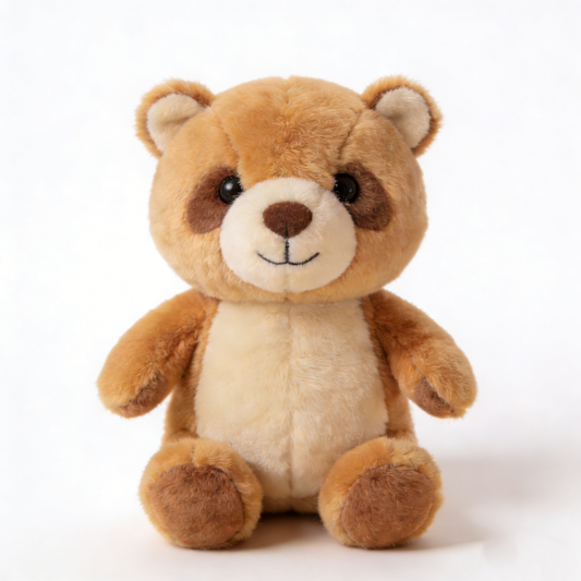 Adorable raccoon plush toy