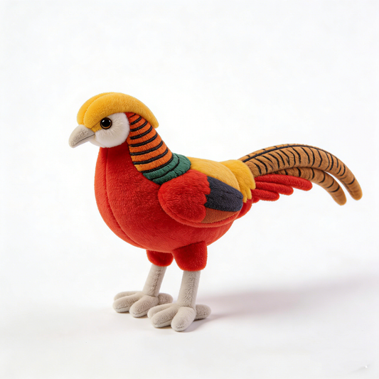 Gorgeous Golden Pheasant Plush Doll