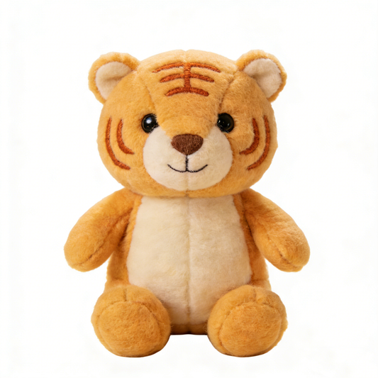 Gentle tiger plush toy
