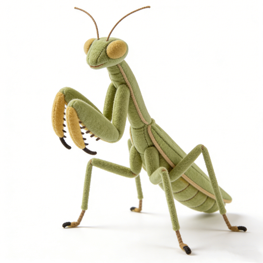 Realistic & Agile Praying Mantis Plush Doll