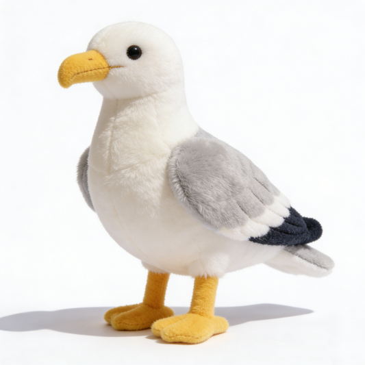 Obedient & Healing Seagull Plush Doll