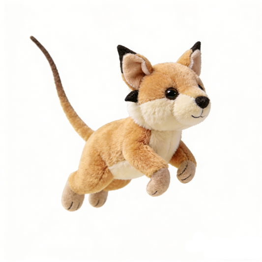 Energetic Meerkat Plush Toy